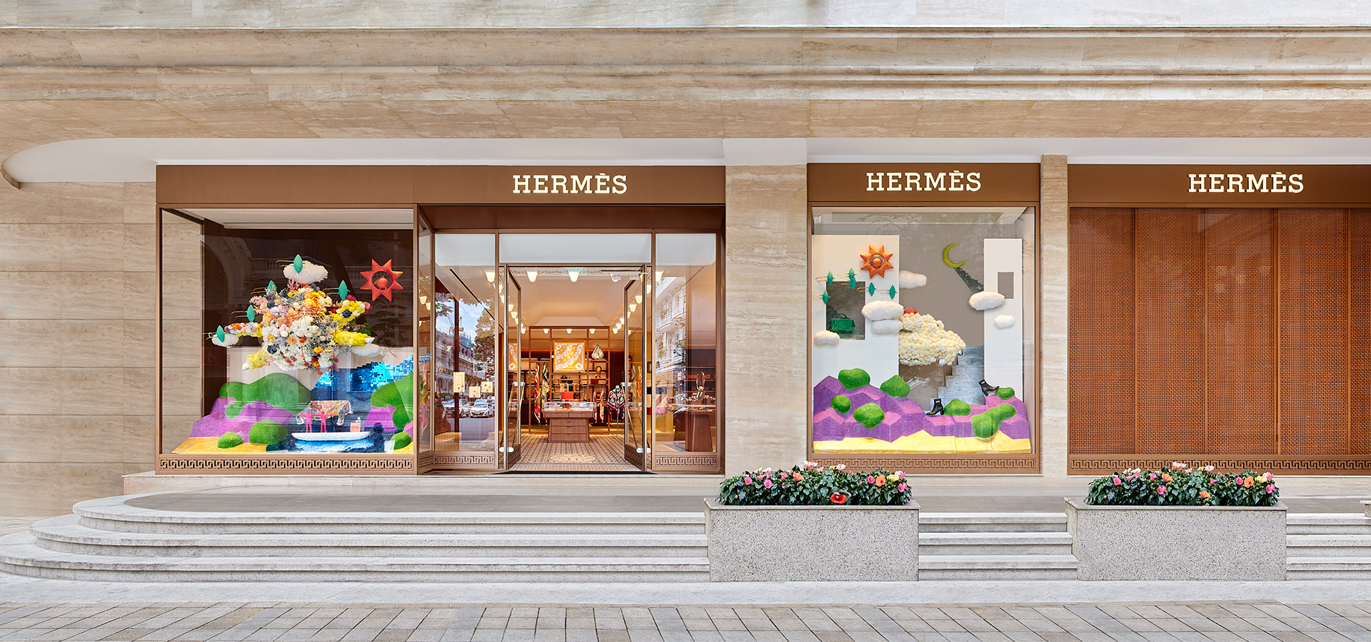 Hermès khai trương cửa hàng mới mở rộng tại Union Square