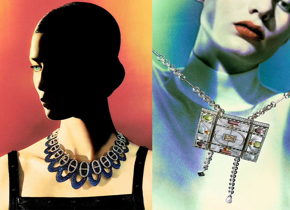 Hermès “vật thể hóa” ánh sáng – bóng tối bằng trang sức cao cấp